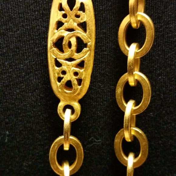Vintage Chanel Oval link Chain 38.5" - Picture 5 of 6